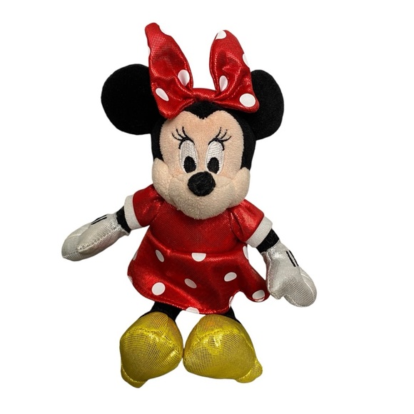 Minnie Mouse Disney Junior Plush Toy 2013 Edition Beanie Baby - Picture 1 of 7